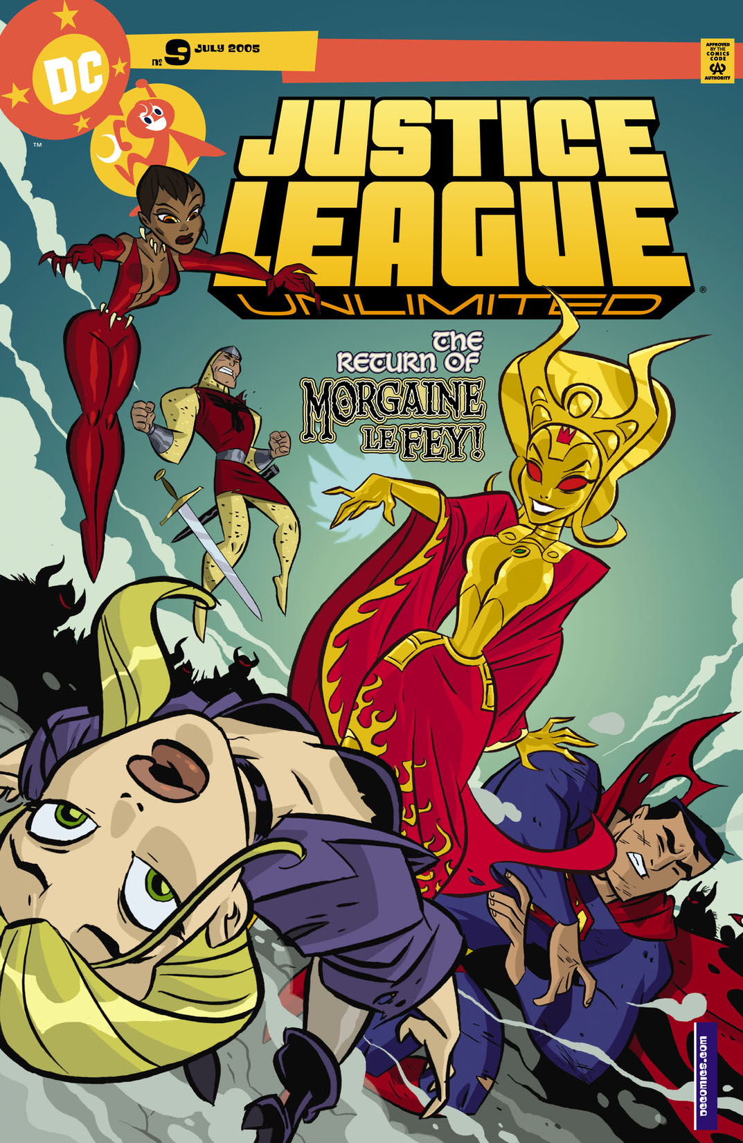 Justice League Unlimited #9 preview images