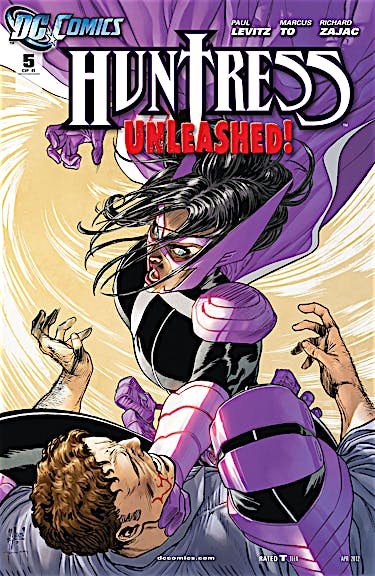 Huntress #5 preview images