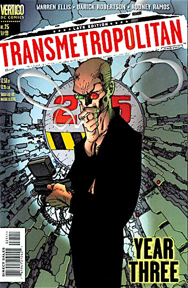 Transmetropolitan #25 preview images