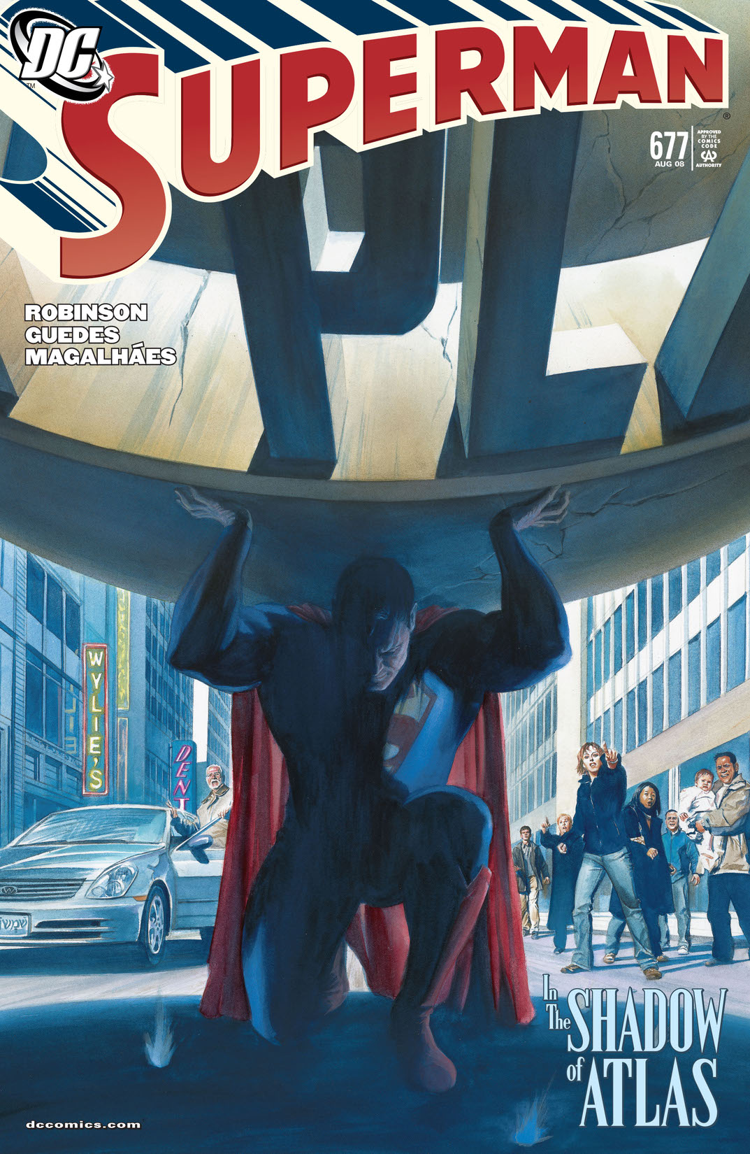 Superman (2006-) #677 preview images