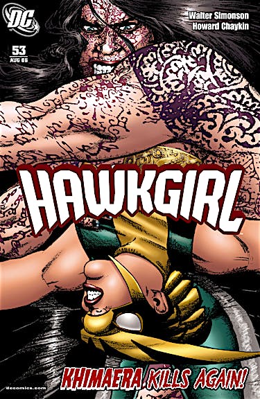 Hawkgirl #53 preview images