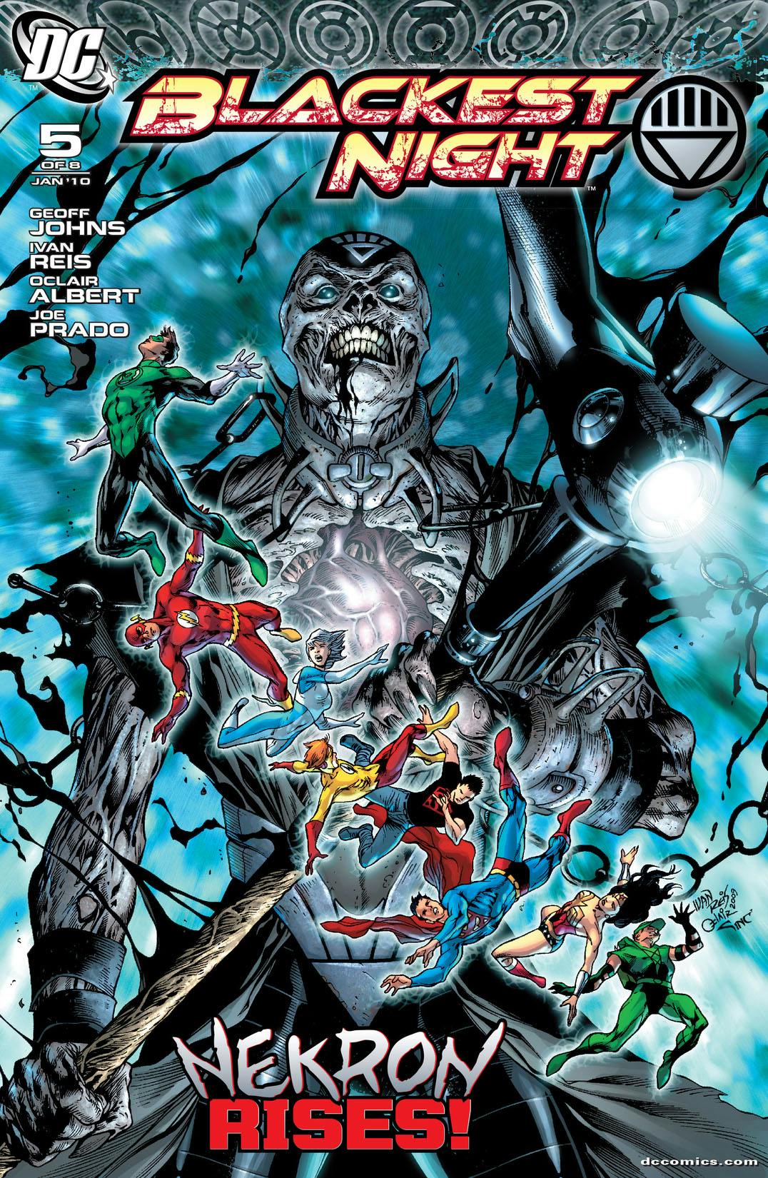Blackest Night #5 preview images
