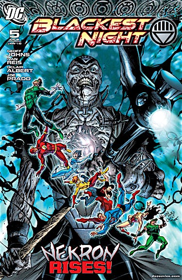 Blackest Night #5 preview images