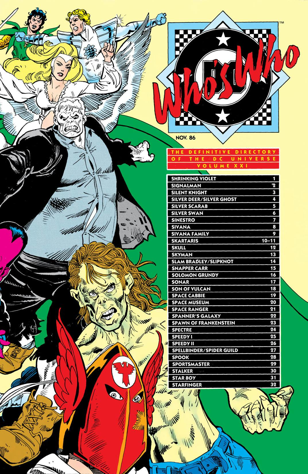 Who's Who: The Definitive Directory of the DC Universe #21