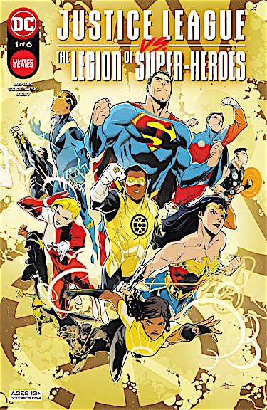 Justice League vs. The Legion of Super-Heroes #1 preview images
