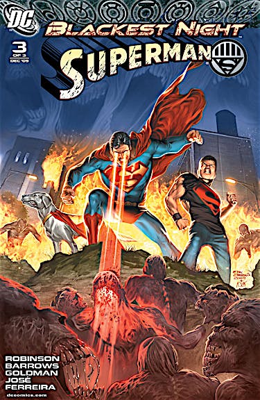 Blackest Night: Superman #3 preview images