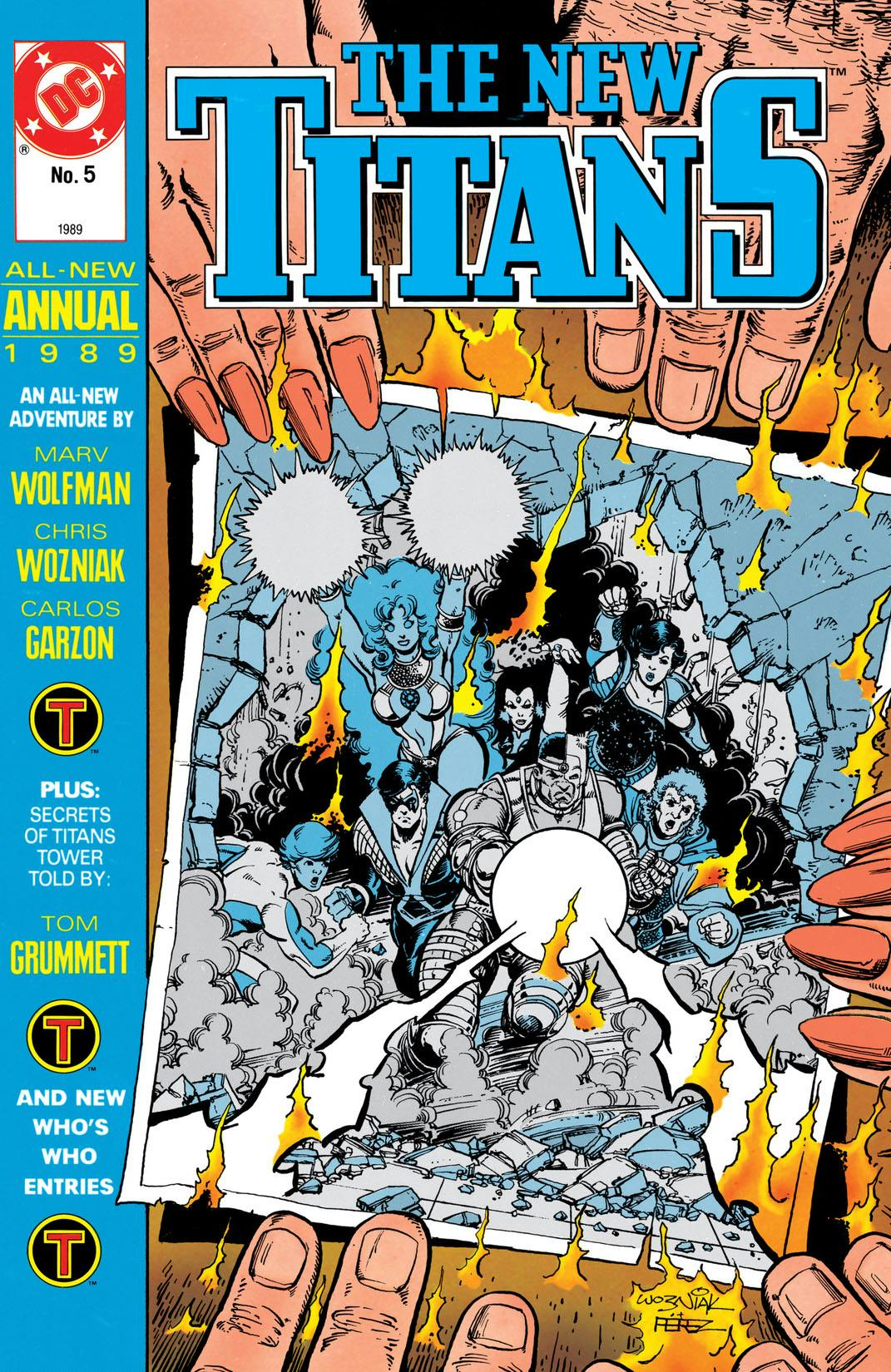 The New Titans Annual #5 preview images