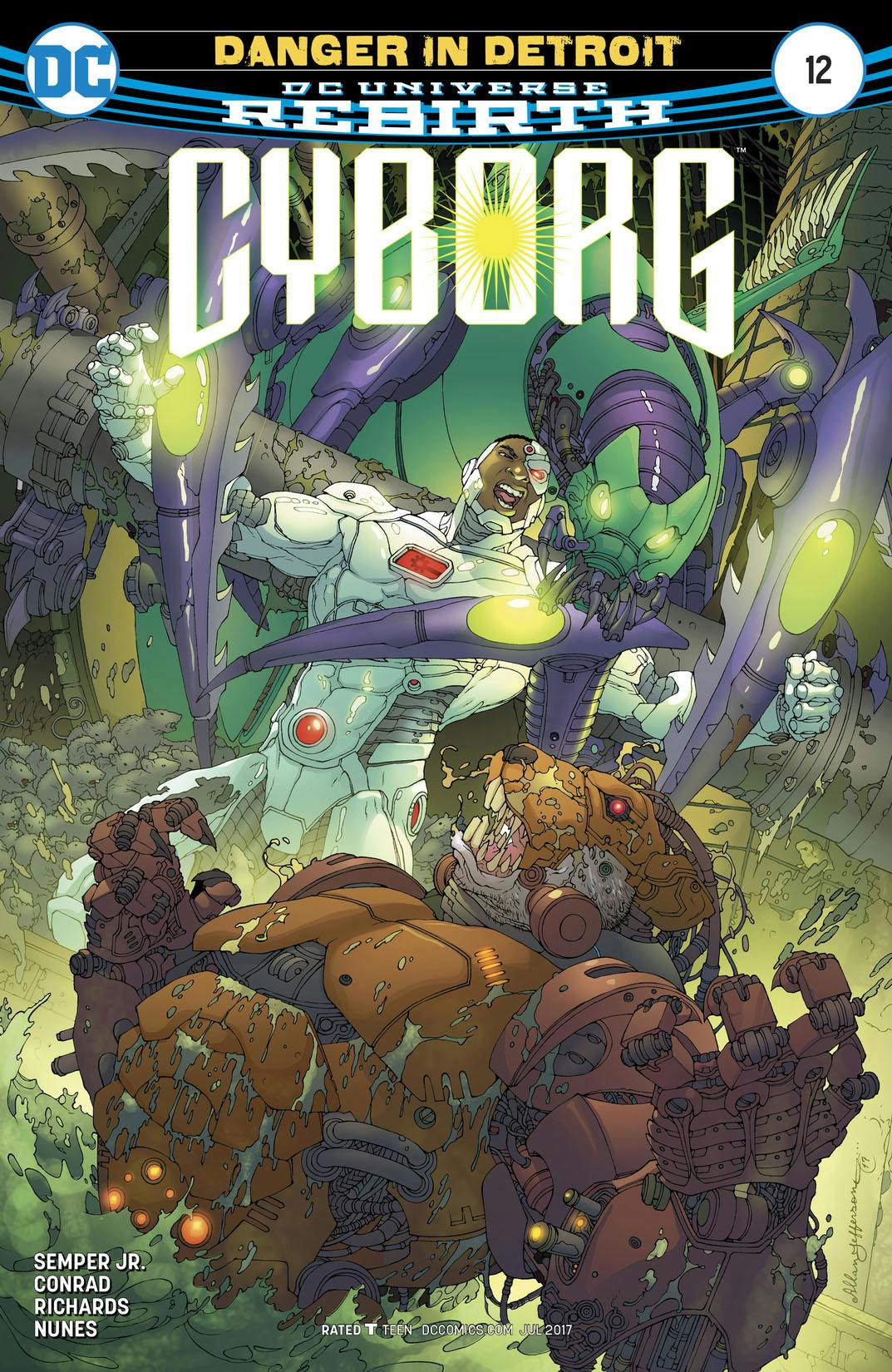 Cyborg (2016-) #12 preview images