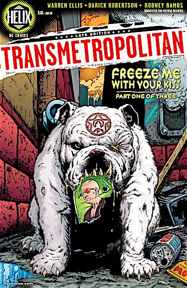 Transmetropolitan #10 preview images