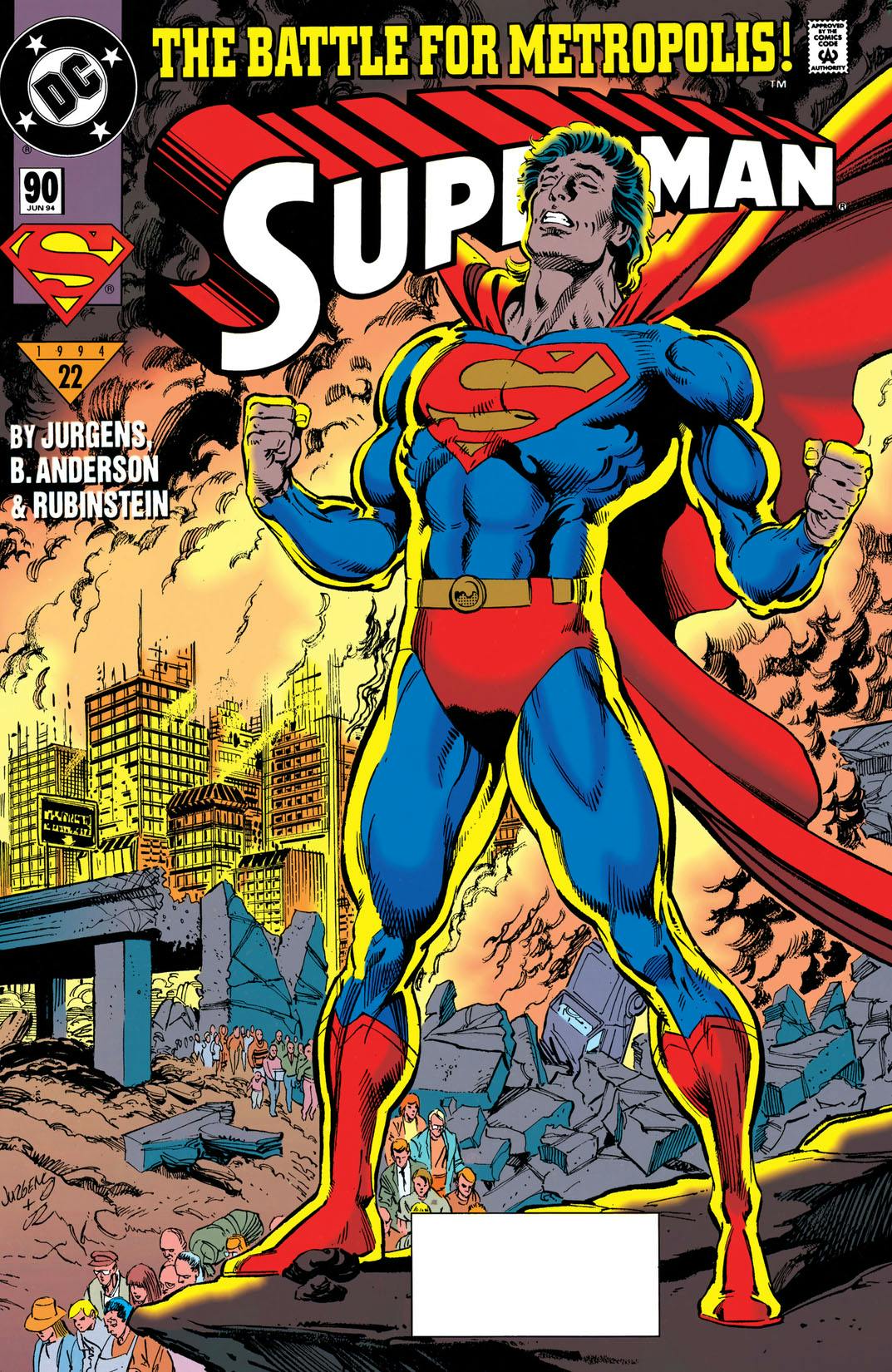 Superman (1986-) #90 preview images