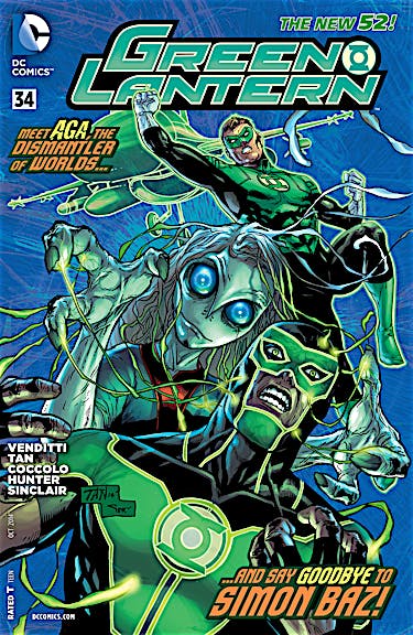 Green Lantern (2011-) #34 preview images