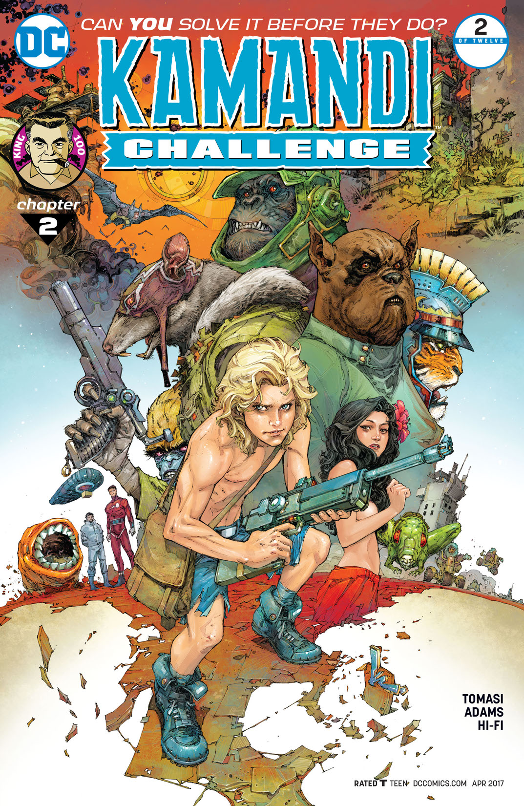 The Kamandi Challenge #2 preview images