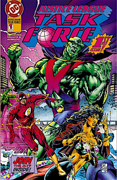 Justice League Task Force #1 preview images