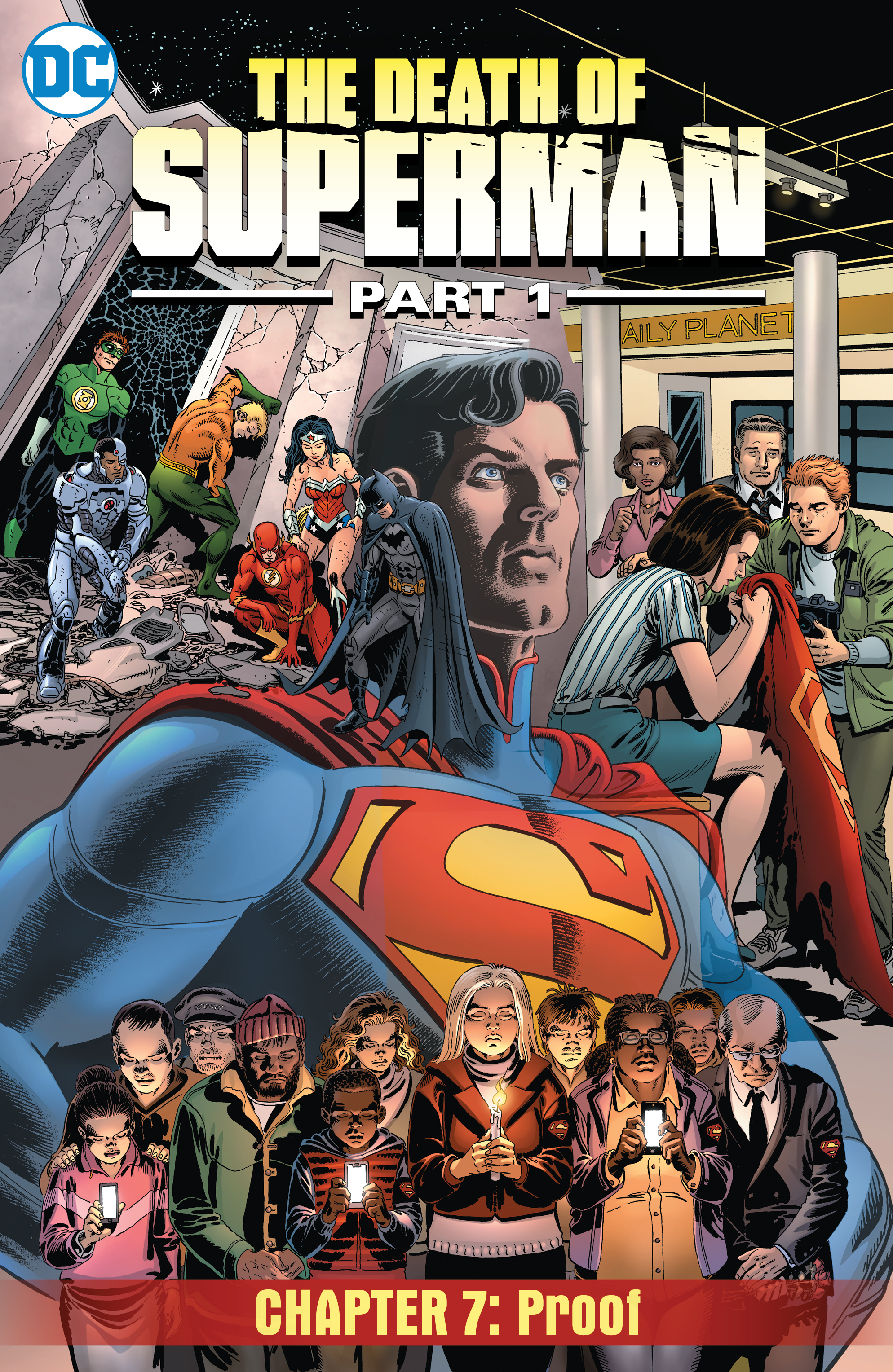 Death of Superman, Part 1 #7 preview images