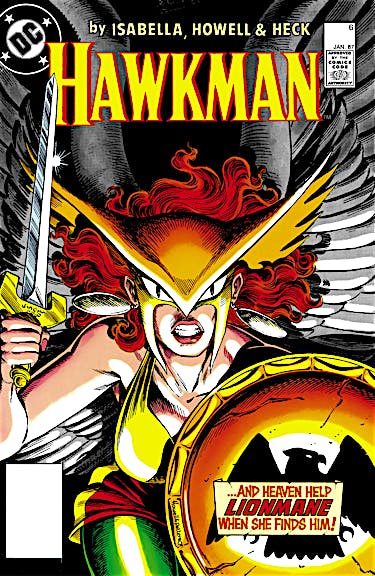 Hawkman (1986-) #6 preview images