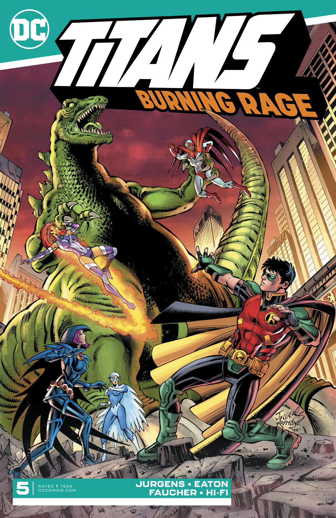 Titans: Burning Rage #5 preview images