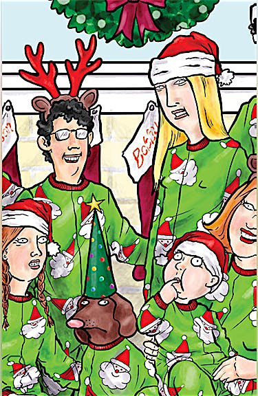 MAD SHORT CUTS - MATCHING-HOLIDAY JAMMIES PORTRAIT - DC Go! Edition #1 preview images