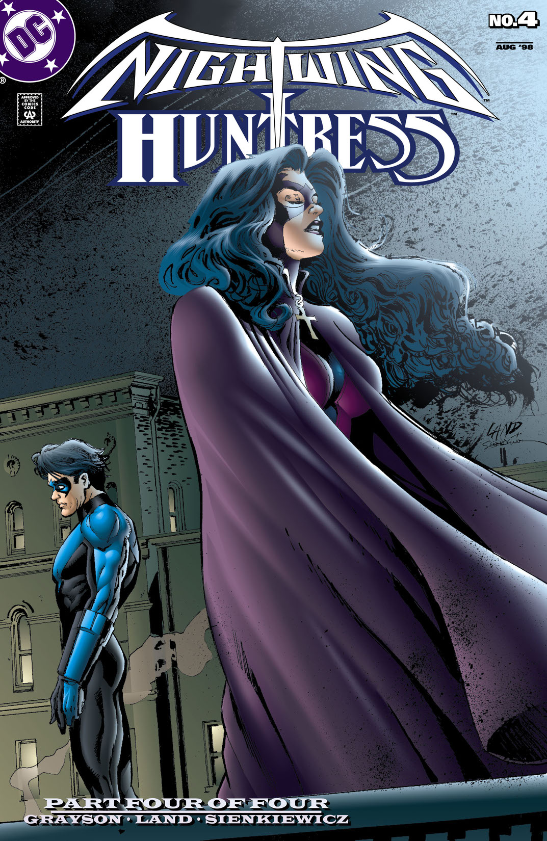 Nightwing and Huntress #4 preview images