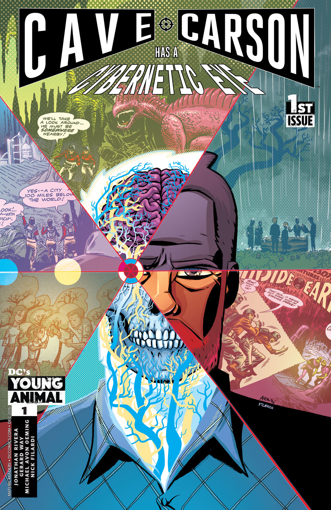 Cave Carson Has a Cybernetic Eye #1 preview images