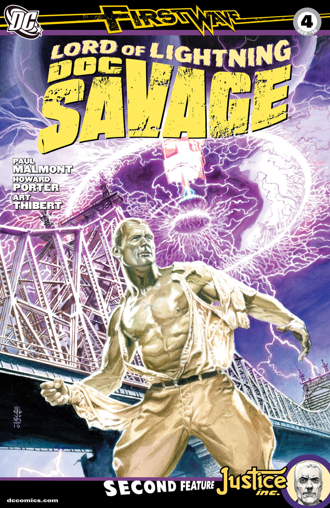 Doc Savage #4 preview images
