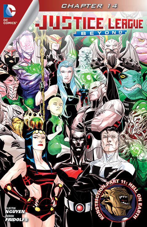 Justice League Beyond #14 preview images