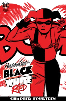 Harley Quinn Black + White + Red #14