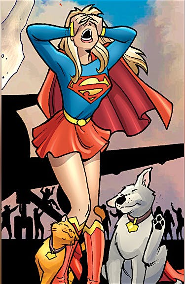Wednesday Comics Supergirl DC Go! Edition #5 preview images