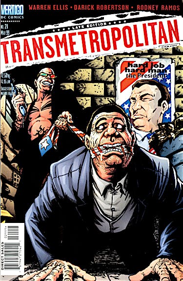 Transmetropolitan #21 preview images