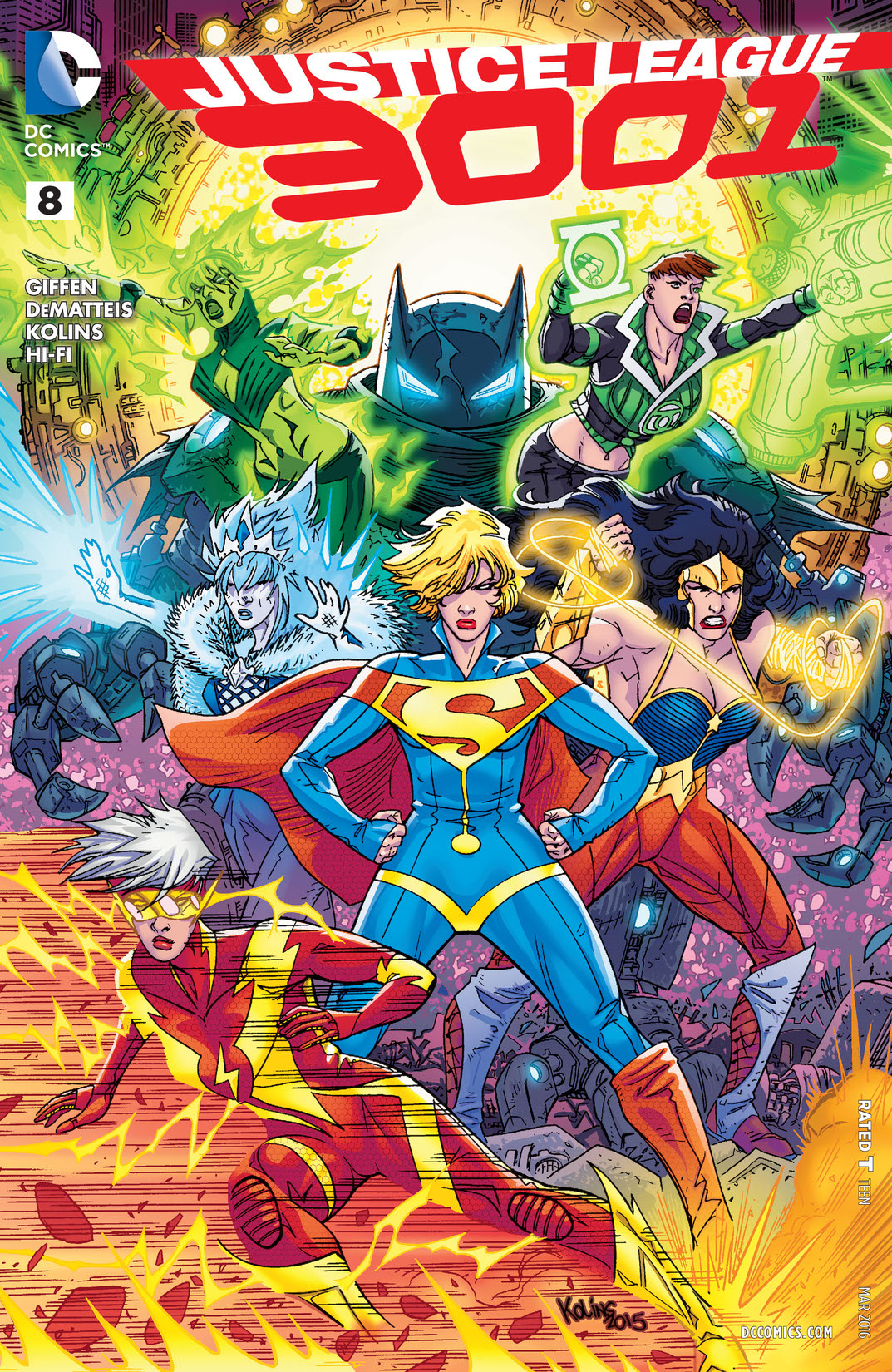 Justice League 3001 #8 preview images