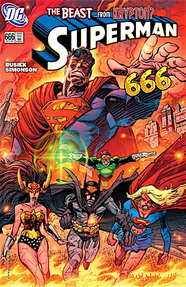 Superman (2006-) #666 preview images
