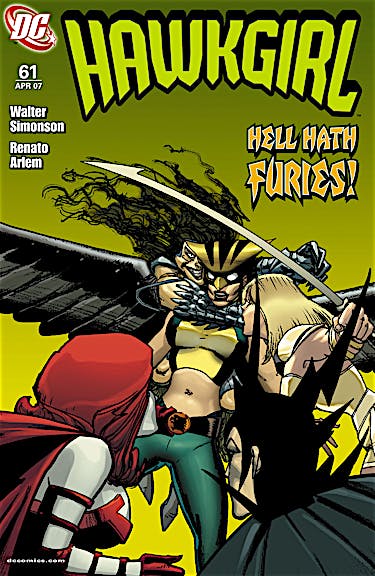 Hawkgirl #61 preview images