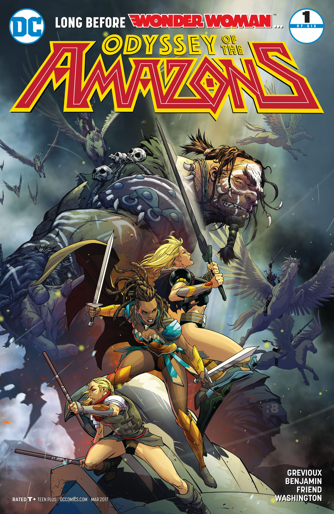The Odyssey of the Amazons #1 preview images