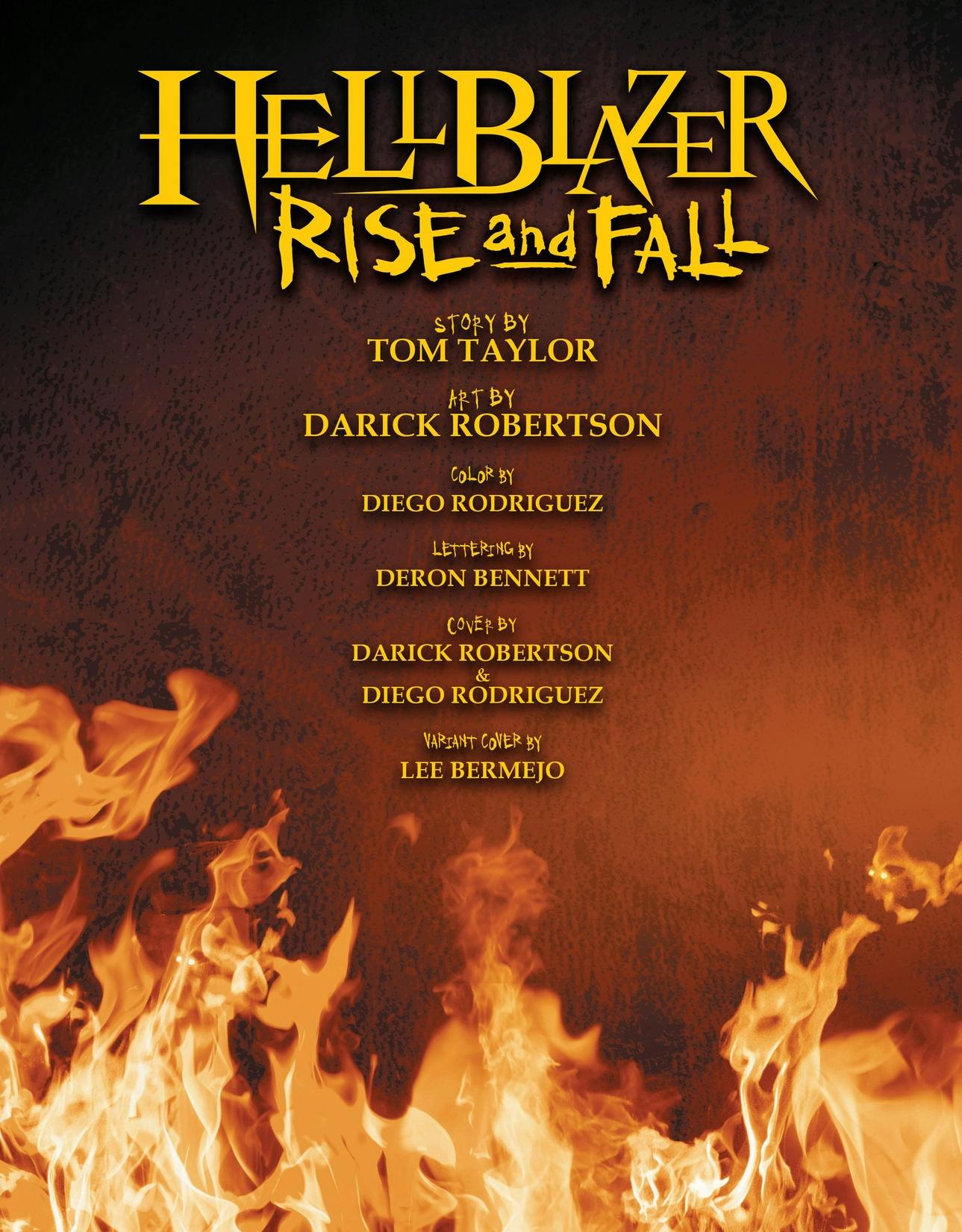 Hellblazer: Rise and Fall series preview1