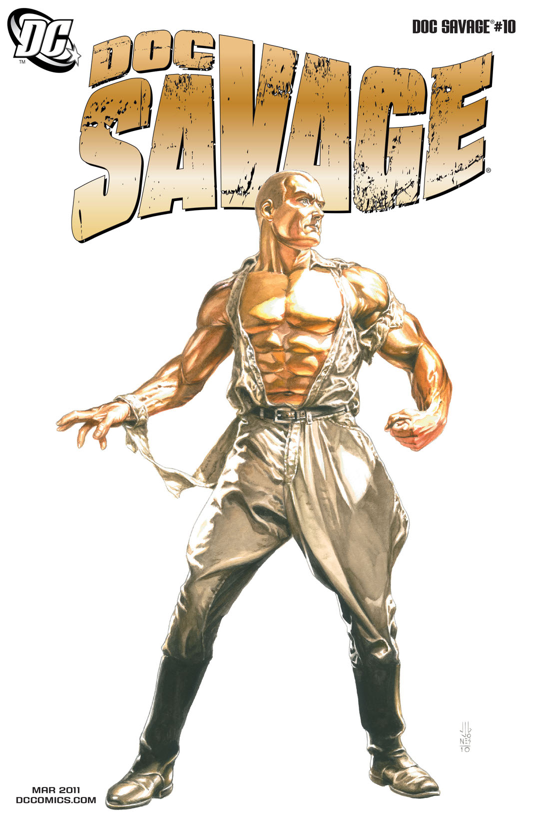 Doc Savage #10 preview images