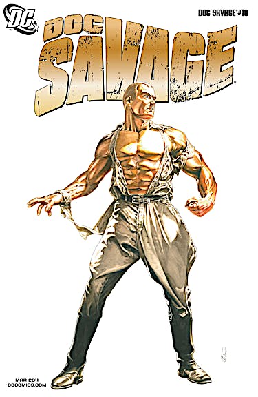 Doc Savage #10 preview images