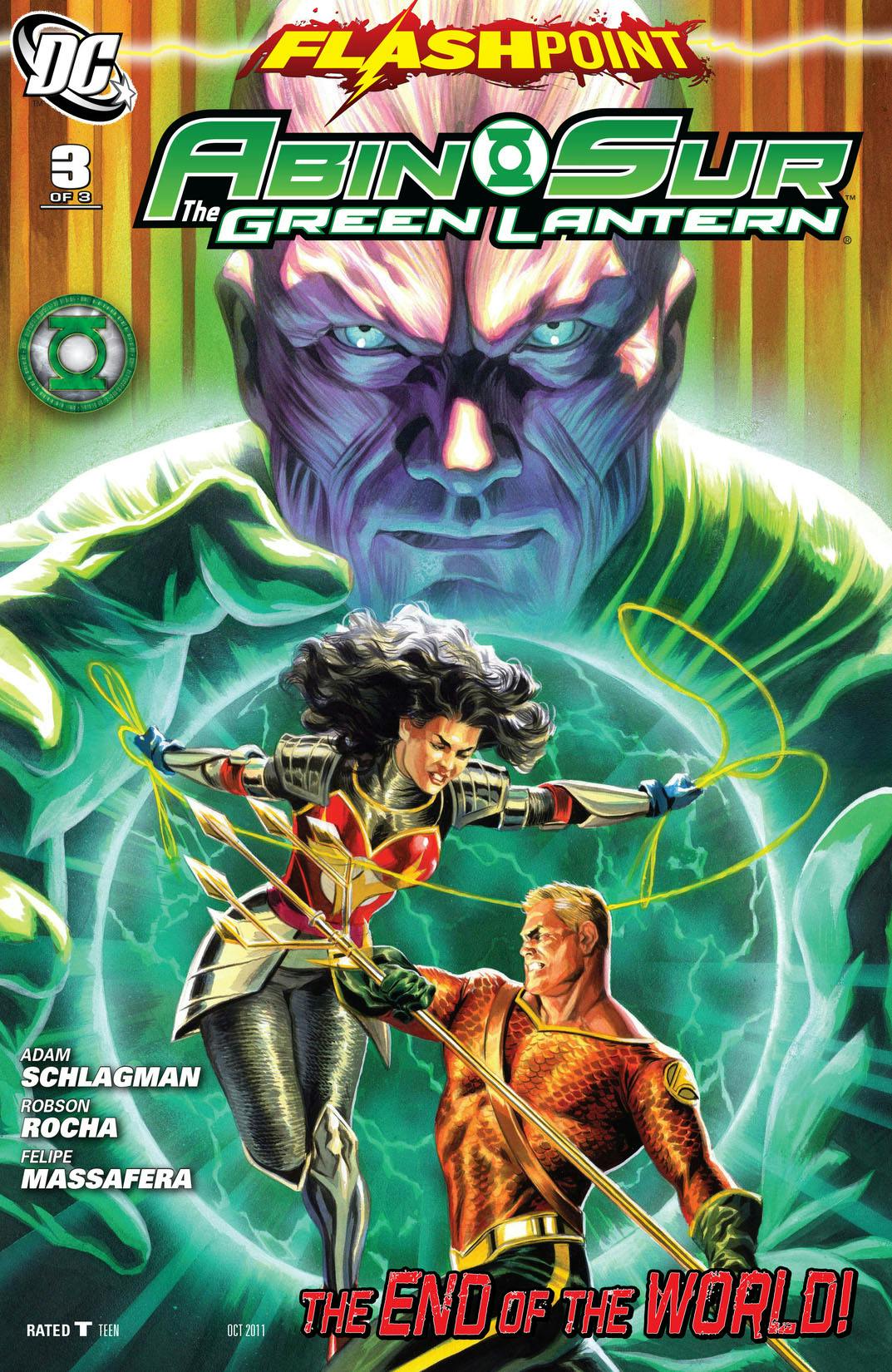 Flashpoint: Abin Sur the Green Lantern #3 preview images