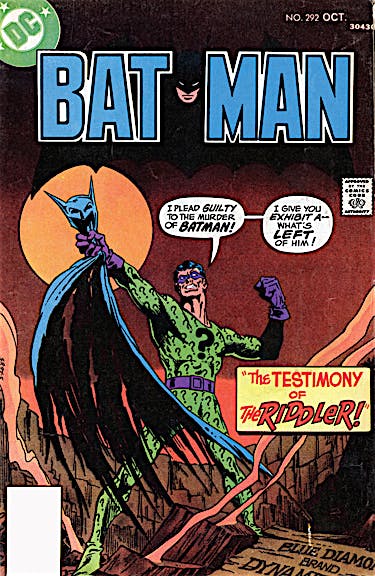 Batman (1940-) #292 preview images