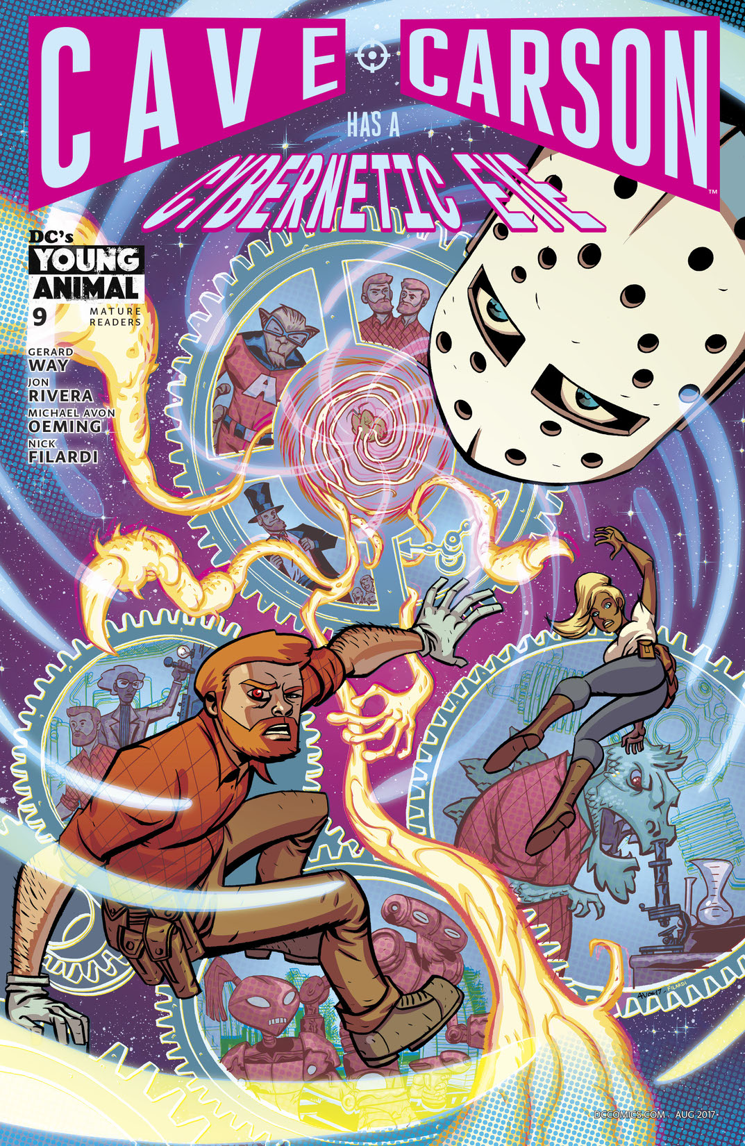 Cave Carson Has a Cybernetic Eye #9 preview images