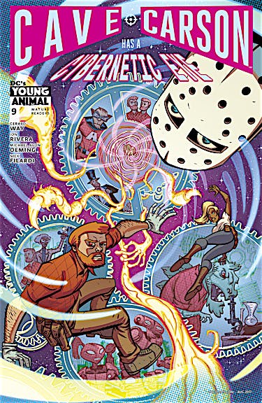Cave Carson Has a Cybernetic Eye #9 preview images