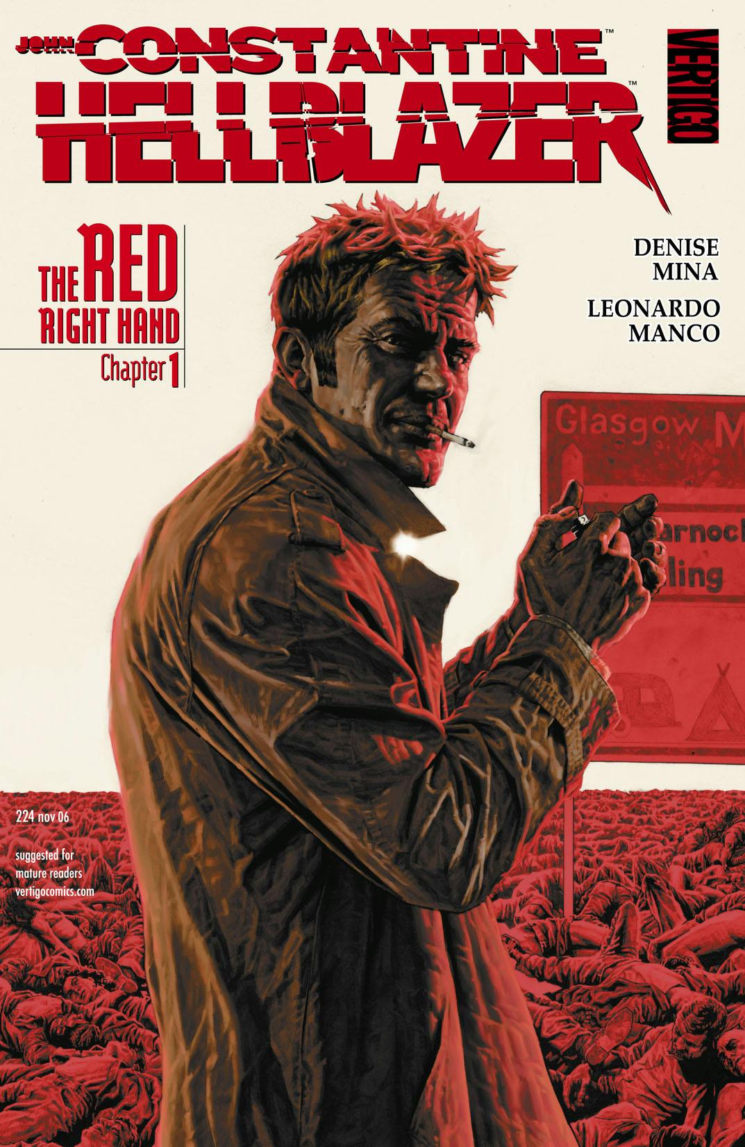 Hellblazer #224 preview images