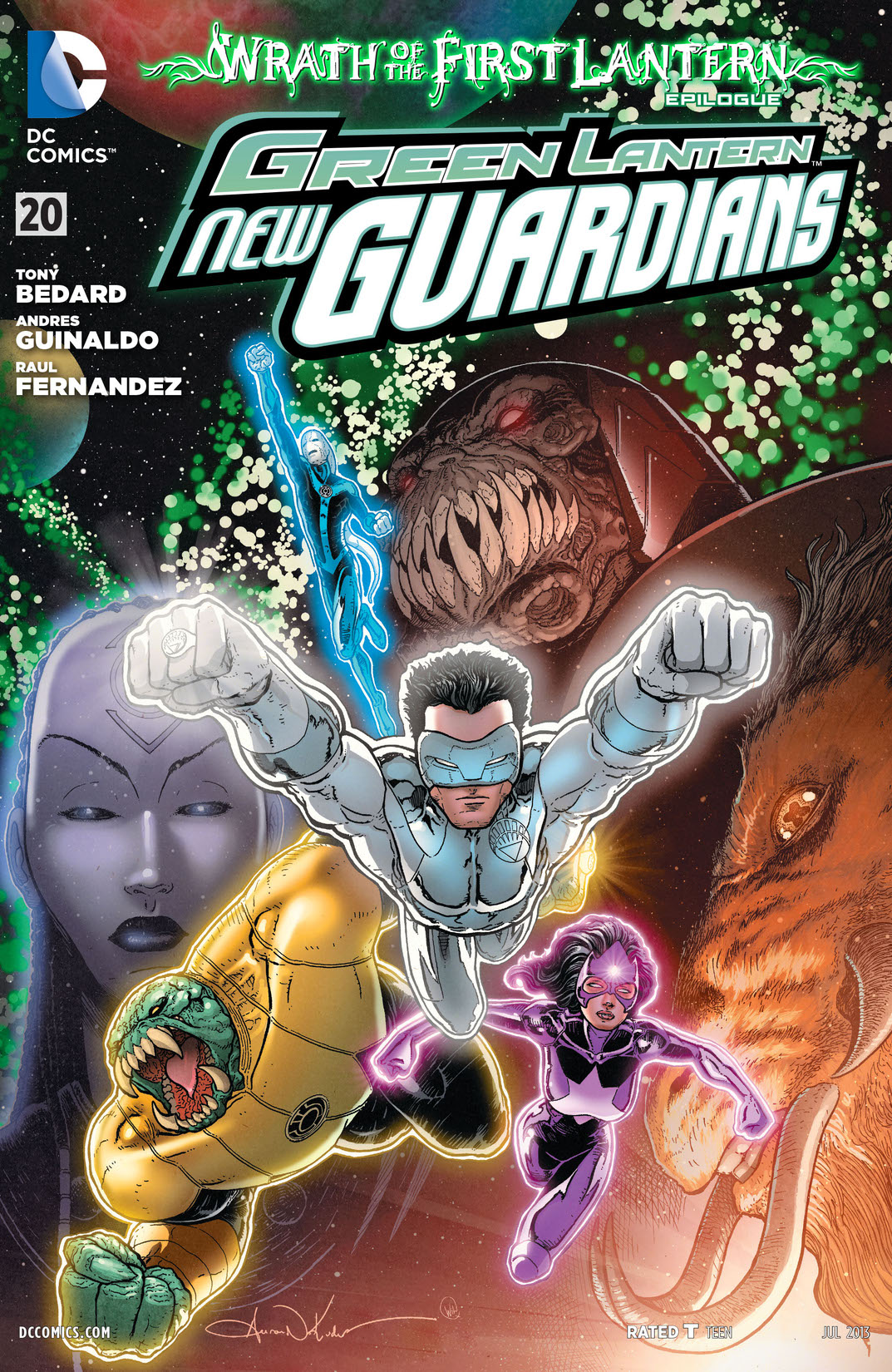 Green Lantern: New Guardians #20 preview images