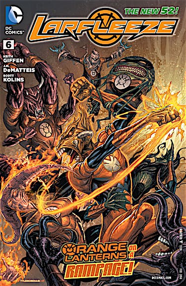 Larfleeze #6 preview images