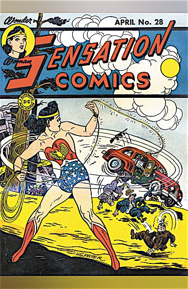 Sensation Comics #28 preview images