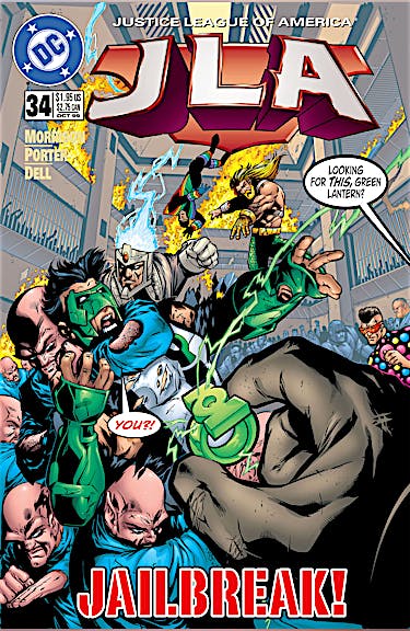 JLA #34 preview images