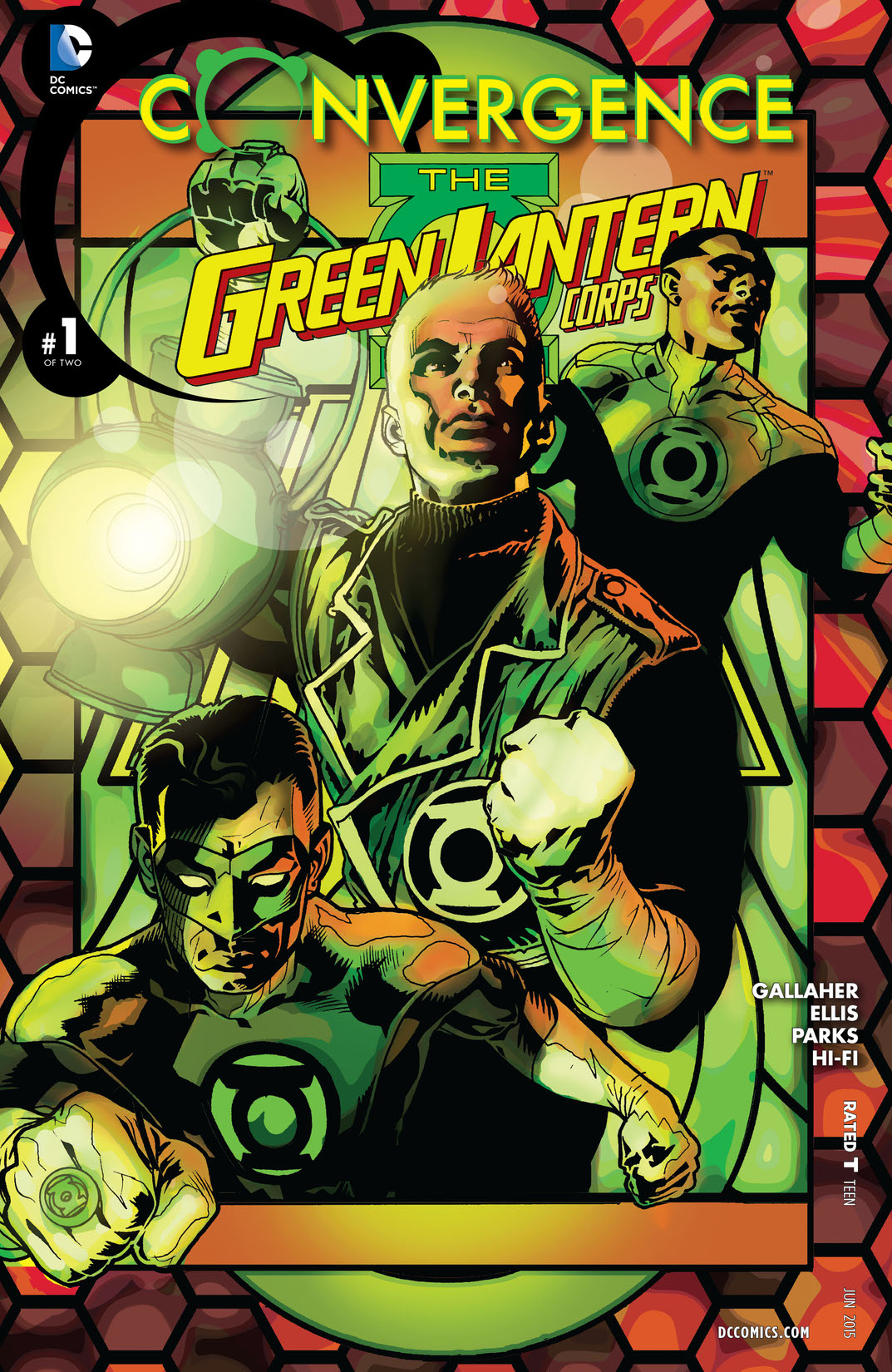 Convergence: Green Lantern Corps #1 preview images
