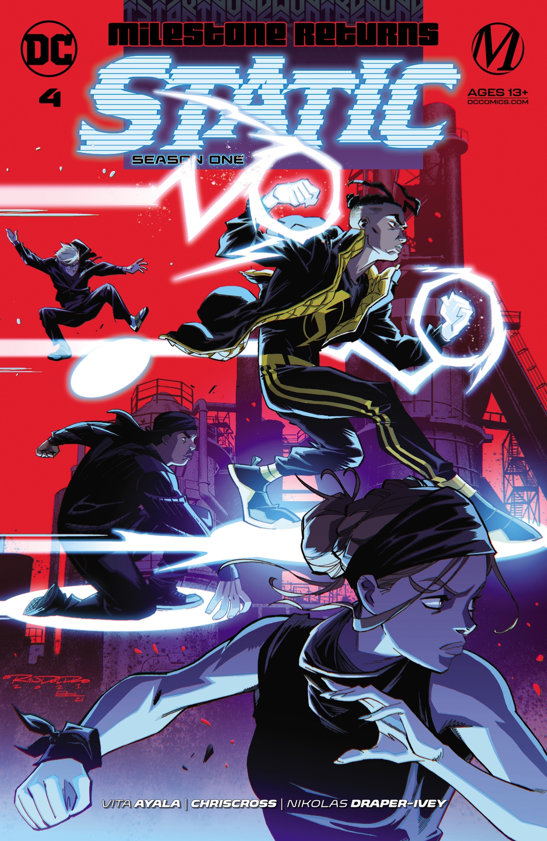 Vita Ayala DC Comics / Milestone Static Season One #4 ChrisCross 