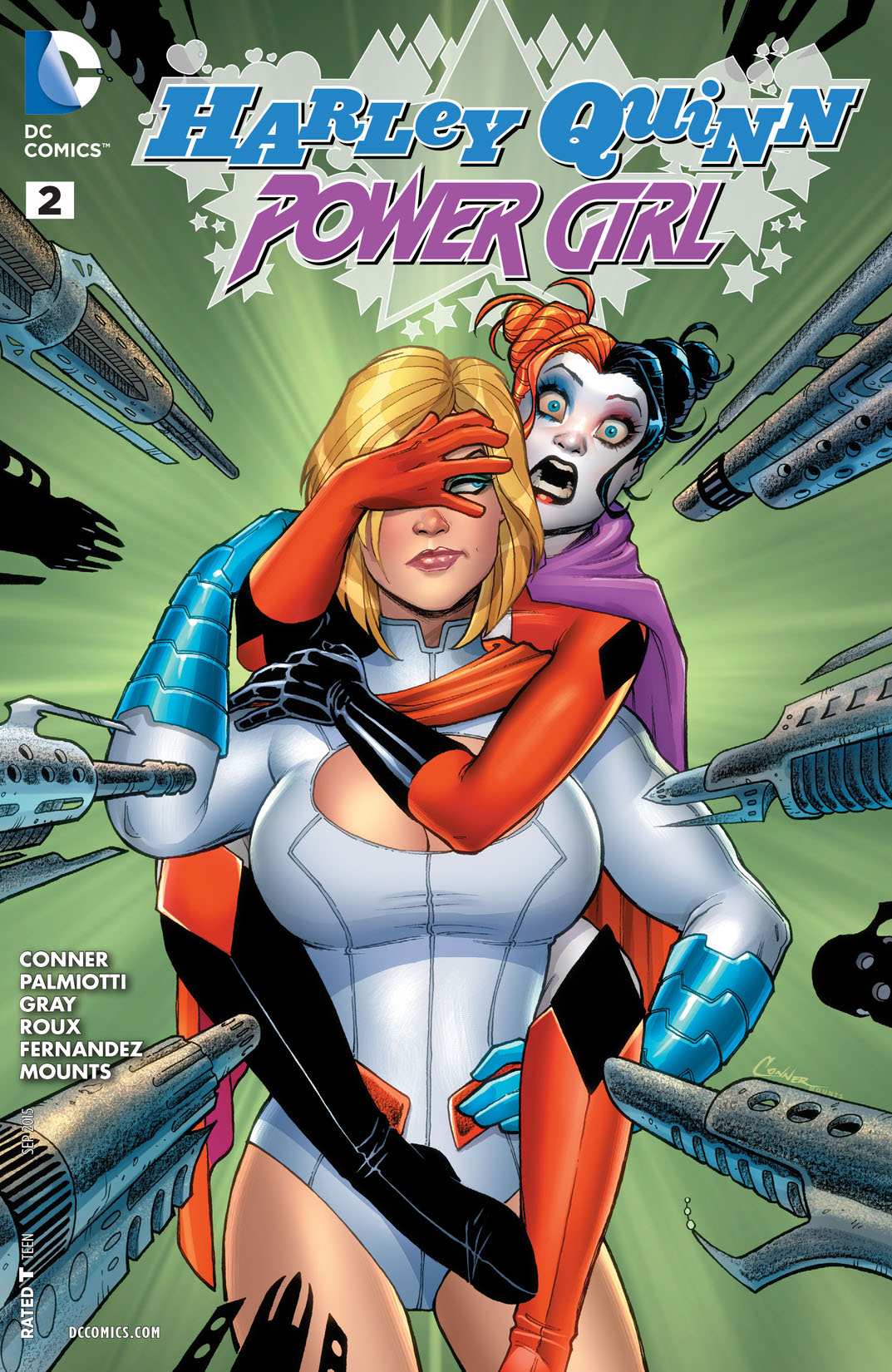 Harley Quinn and Power Girl #2 preview images