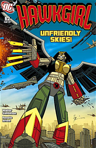 Hawkgirl #62 preview images