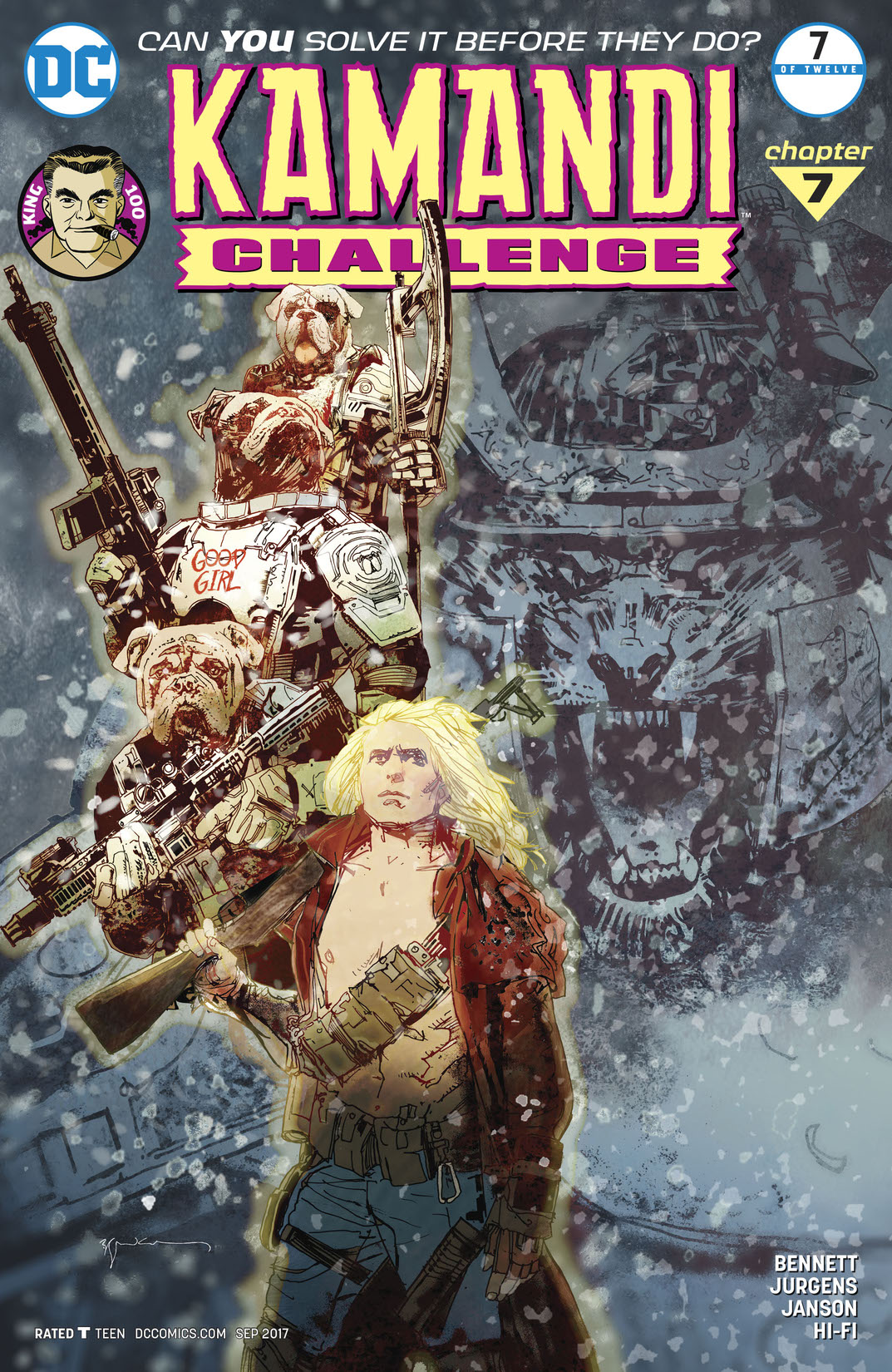 The Kamandi Challenge #7 preview images