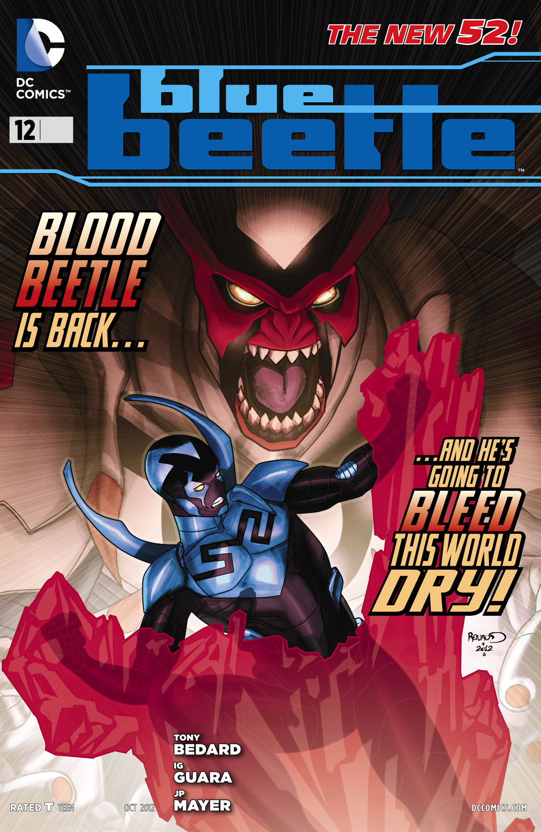 Blue Beetle (2011-) #12 preview images
